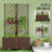 Outdoor Stylish Planter Box,Mobile Raised Garden Bed-1824849925