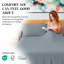 Ensemble de housse de couette en coton synthétique, ensemble de 3 pièces, fibres végétales, 300TC-137897734-137897736