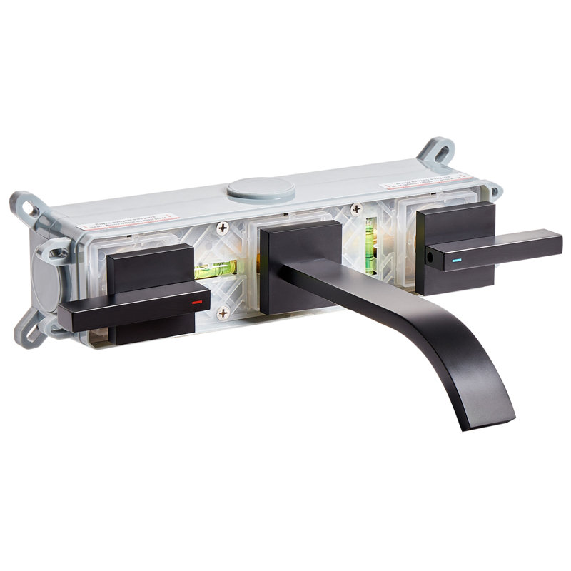 Wall Mounted Basin Mixer Tap BERRACO, Black