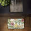 Tapis de sol anti-fatigue imprimé fleurs tropicales et ananas, design par Kim Allen, 30 po x 18 po