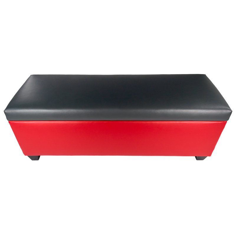 Banc de rangement pour chaussures 36 paire Kenyon, Gris foncé / Noir