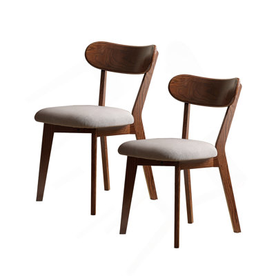 Ensemble de chaises de salle à manger en bois massif de qualité supérieure pour diverses pièces, assurant durabilité et confort