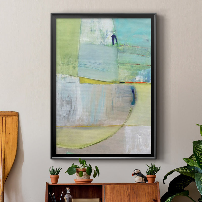 Reproduction encadrée de qualité supérieure - prête à être suspendue, H 42,5 po x l 30,5 po x P 1 po, Noir
