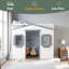 Full Size House Loft Bed With Ladder-870891114