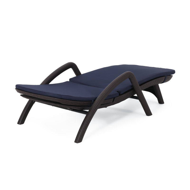 MIKAEL CHAISE LOUNGE WITH CUSHION, 1, Blue