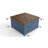 Farmhouse Coffee Table With Hidden Storage Organizer, Modern Square Large Center Table, Wood Farm House Low Rustic Light Oak Living Room Tables With Hinged Lift Top For Home, Office-1874446998