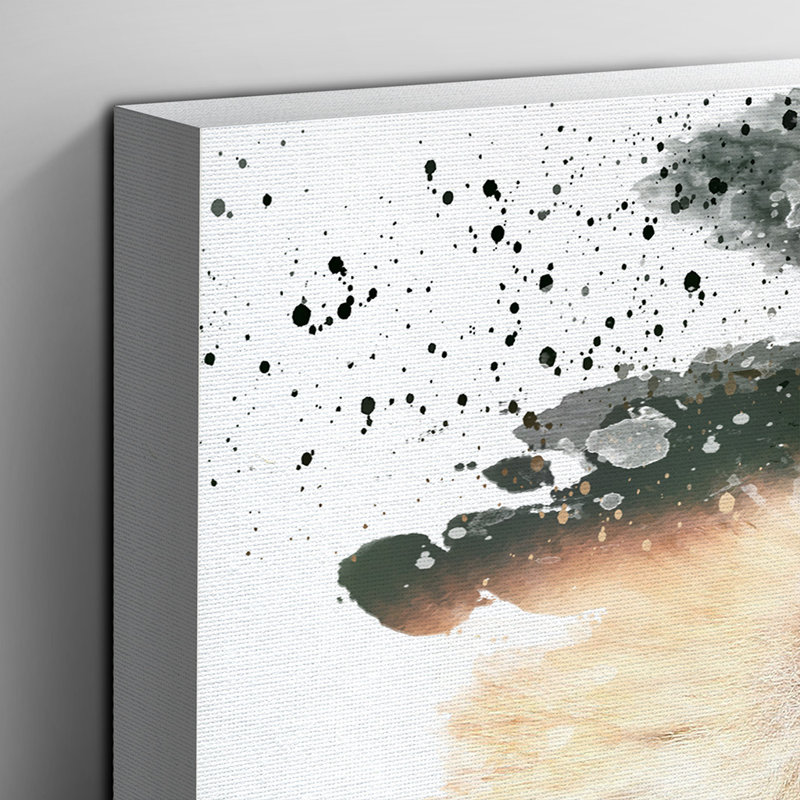 Red Fox - Wall Art, 40cm H x 60cm W, Wrapped Canvas