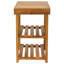 9 Pair Solid Wood Shoe Rack