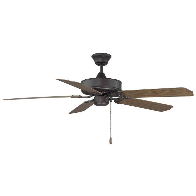 Aaden 52'' Ceiling Fan, English Bronze, Walnut