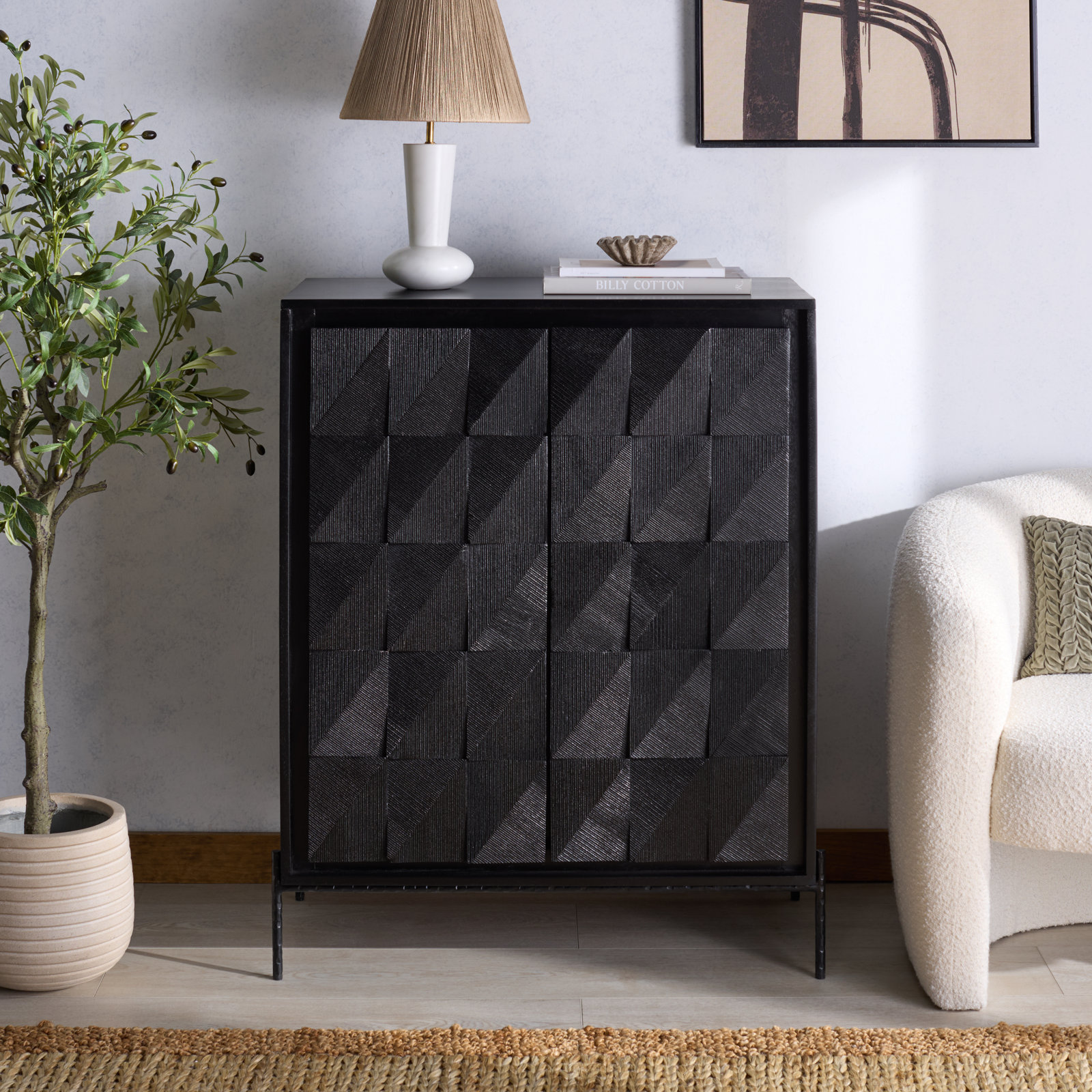 Gianella Wood & Metal Chest