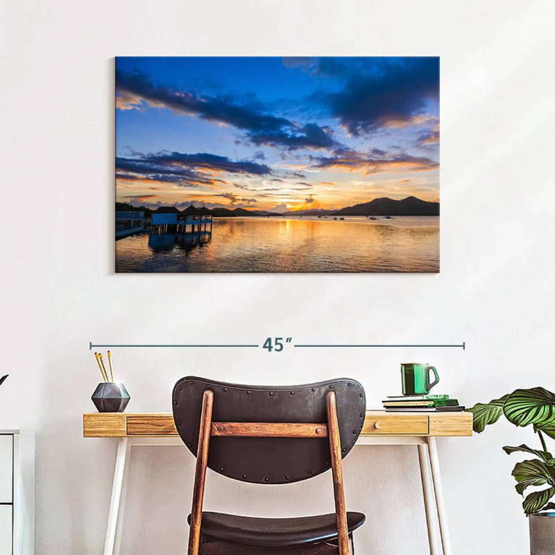 Coron Gillard Sunset, 26" H x 39" W
