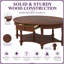 Table basse Calline Vintage avec tiroir et tablette de rangement Calline-421526052