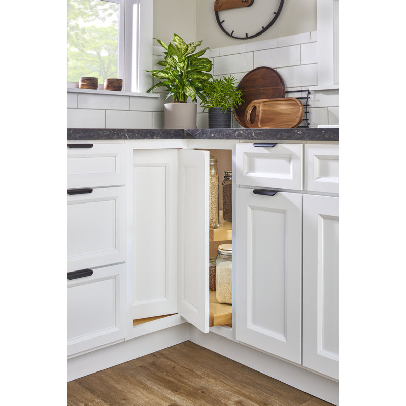 Plateau tournant 2 pièces Rev-A-Shelf, H 26 po x l 24 po x P 18,5 po, Naturel