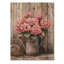 Bouquet d'hortensias rustique à la grange I - Art mural en bois d'hortensias - sur bois de pin naturel-1975292347