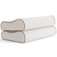 Memory Foam Pillows (Set of 2) - Breathable Neck Support, Ergonomic Orthopaedic Design for Side Back Stomach Sleepers-601848572