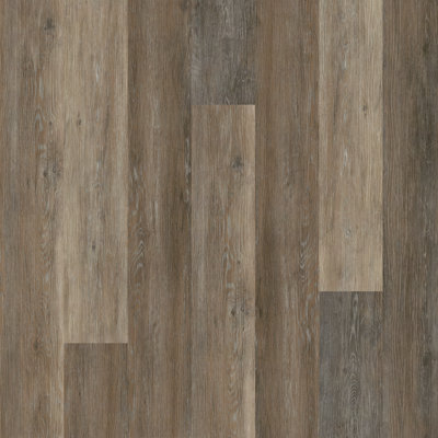 Plancher de luxe en vinyle rigide à noyau rigide imperméable 7 po x 48 po 6,5 mm 20 mil Parkland Urban Dusk