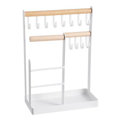 Wood Jewelry Organizer Tray + Portable