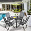 Square 75Cm L Outdoor Bistro Table-771661131