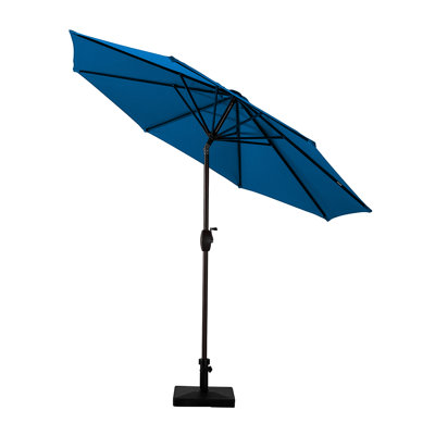 Pierpoint 108" Market Umbrella with Free Standing Umbrella Base