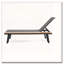 CHAISE WATERLOO CHAISE AVEC TABLE LATÉRALE EN BOIS FIXE
