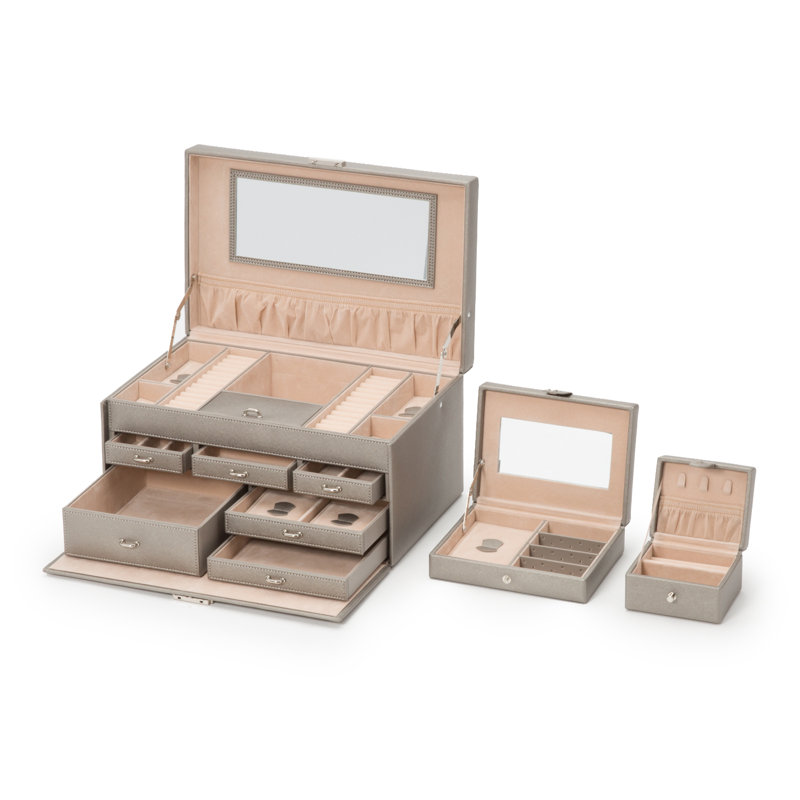 Fallynn Jewelry Box, Gray