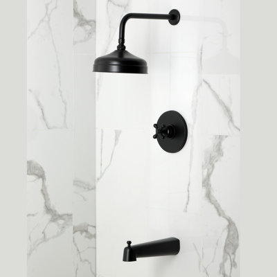 Kingston Brass Single-Handle Pressure Balanced Tub and Shower Faucet