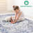 6X9 Blue/Grey Area Rug - Non-Shedding & Stain , Suits Bedroom, Study, Living Room Stylish Non-Shedding, For Home Office, Dining Room, Bedroom-194914015