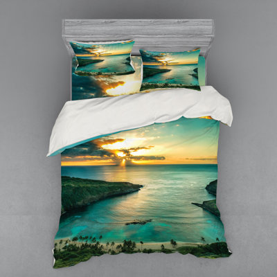 Hawaiian Coastal Duvet Cover