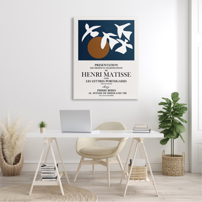 Flyer de collage historique soleil matisse