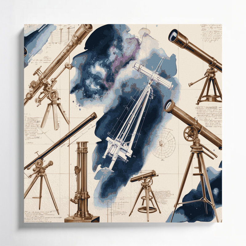 Art graphique sur toile beige, H 12 po x l 12 po