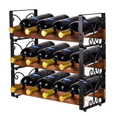 Pitchford 12 Bottle Tabletop Wine Bottle Rack in