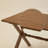 Retro Dark Brown Oak Rectangular Writing Desk-656202483