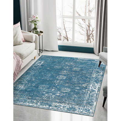 Tapis oriental bleu Brandt