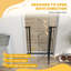 Pressure Mounted Pet Gate With Door