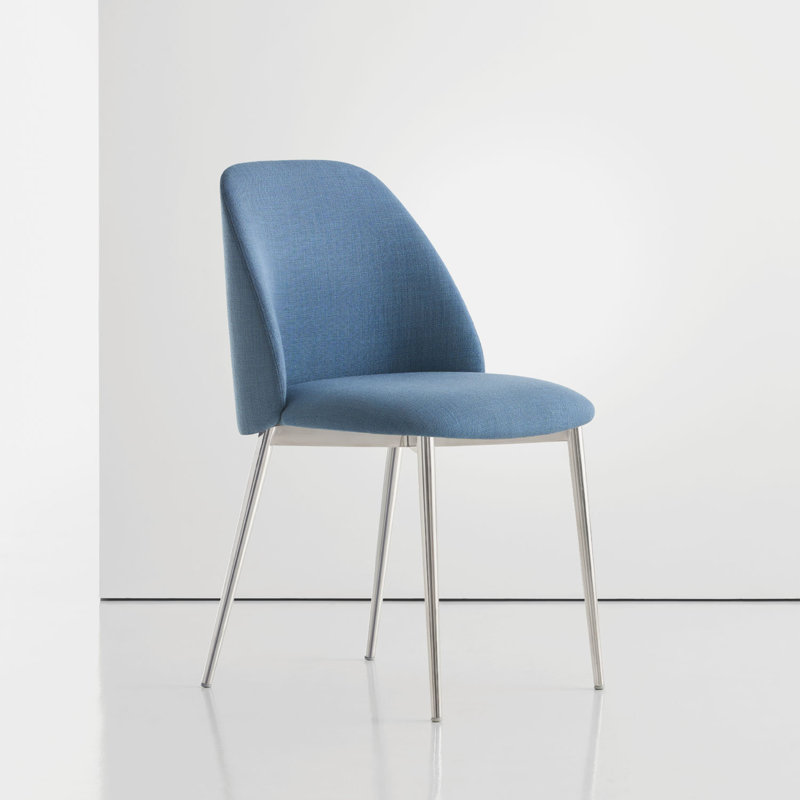 Prelude Upholstered Dining Chair, Vella Peppercorn