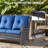 Carolina 4-Person Square Outdoor Conversation Set With Loveseat And Armchair-126382862