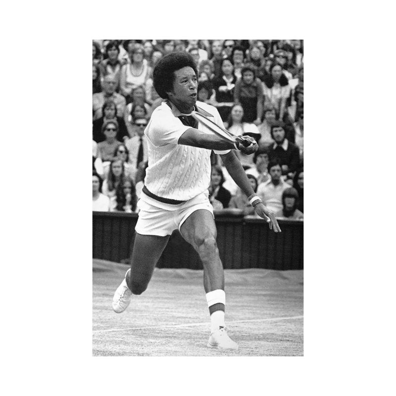 Arthur Ashe (1943-1993) - Wrapped Canvas Print, 66.04 cm H x 45.72 cm W x 1.91 cm D