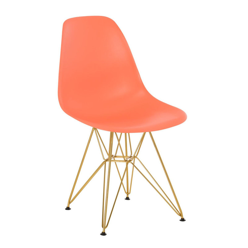 Chaise d'appoint Loie Pays-Bas, Orange, 4, Doré
