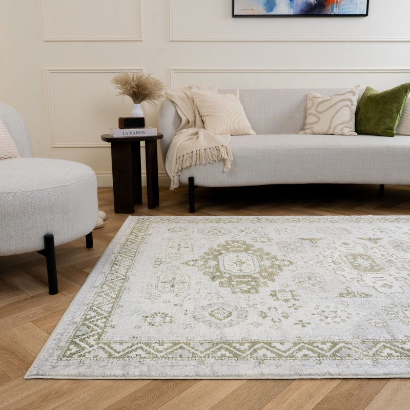 Montana Collection Rectangle Oriental and Vintage Look Area Rug, 240X340 cm