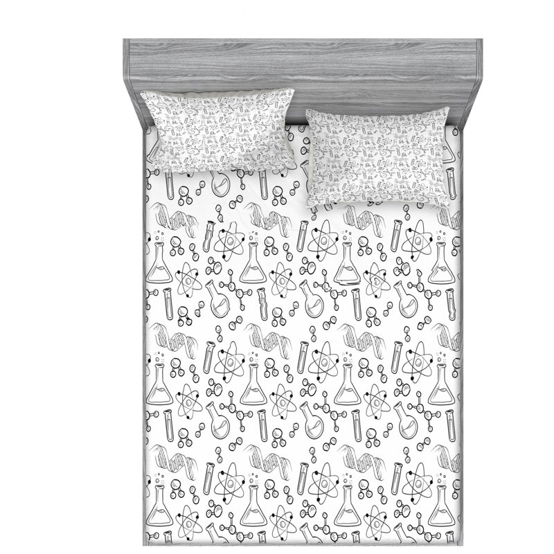 Microfiber Sheet Set, Full Sheet Set with Fitted Sheet