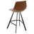 Diannie Upholstered Counter Stool with Metal Frame-1894155220