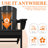 HDPE Outdoor Foldable Adjustable Back Adirondack Chair with Cup Holder-1525232642