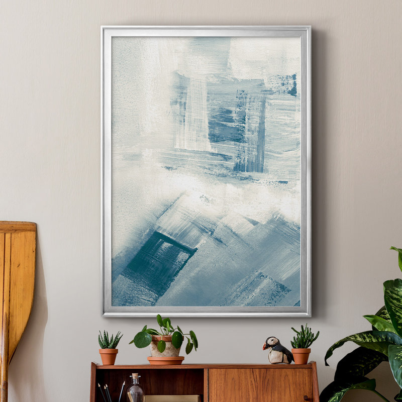 Wind Blown II Silver Framed Abstract Print