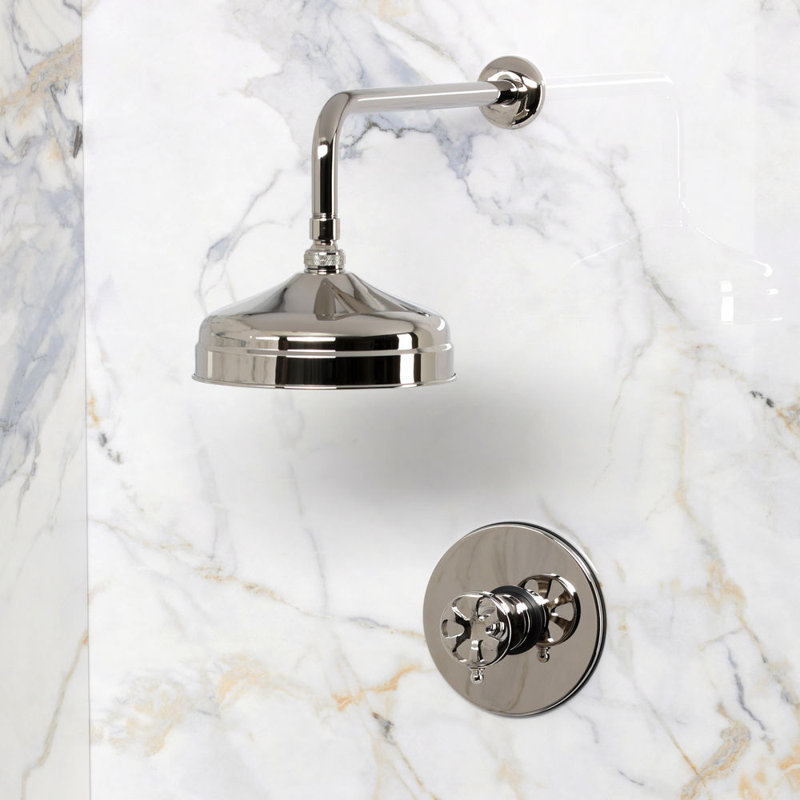 Kingston Brass Belknap Single-Handle Pressure Balanced Shower Faucet, Polished Nickel