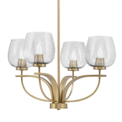 Cavella 4-Light Dimmable Chandelier
