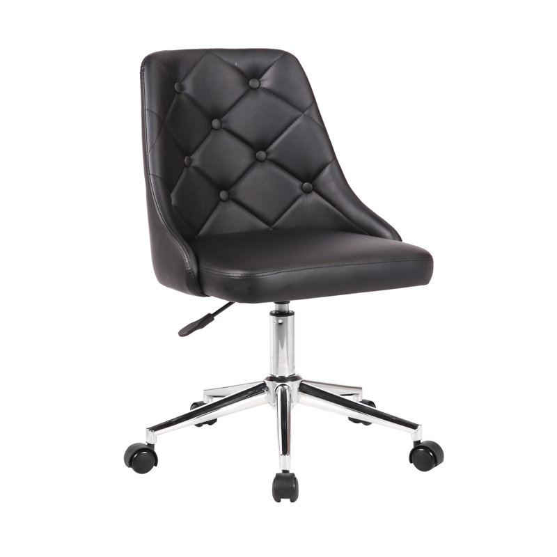 Office Chair, Black, Chrome