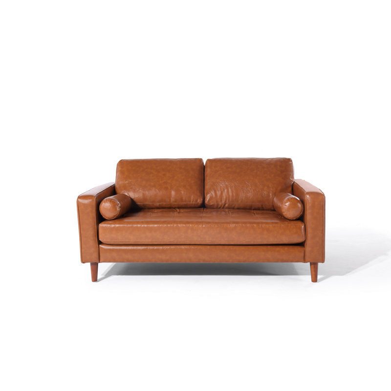 Causeuse en cuir Cosmic Bastimentos, Cuir véritable brun