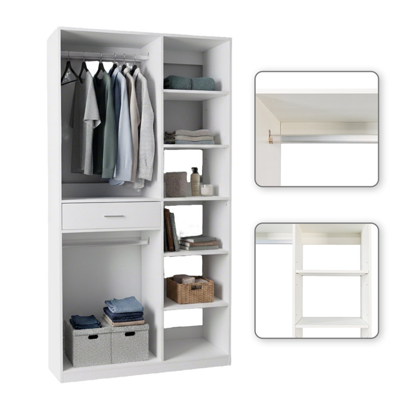 Armoire moderne et minimaliste multifonctionnelle avec tiroirs