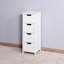 Armoire de rangement pour salle de bain, armoire autoportante avec tiroirs