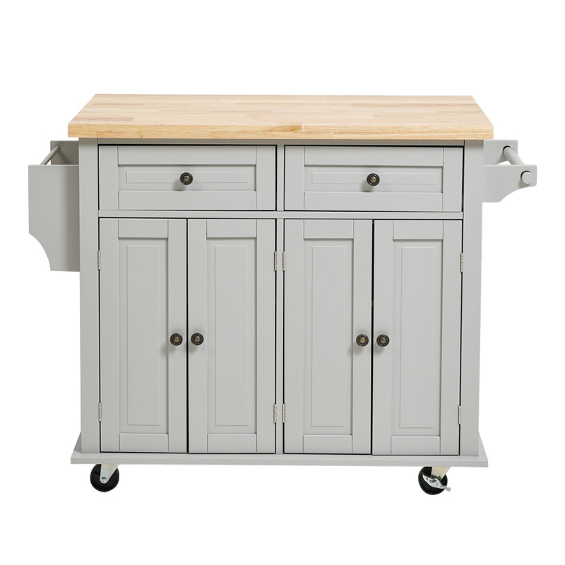 Lamia Wood Kitchen Cart
